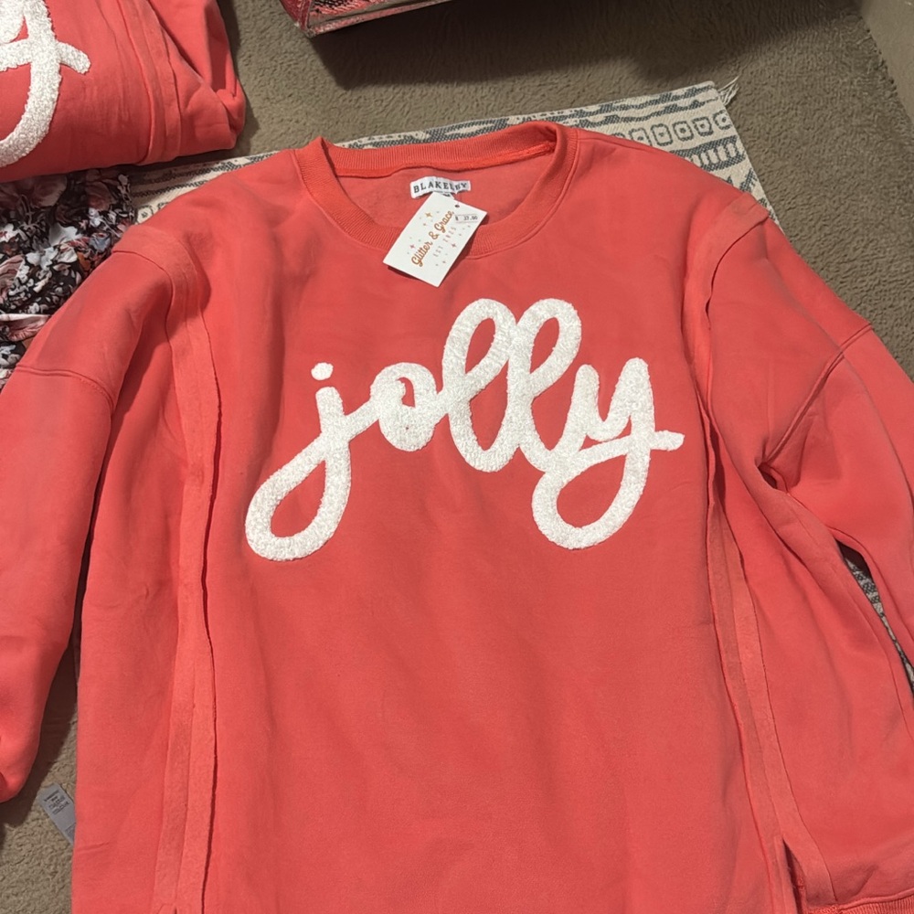 Jolly Coral Sweatshirt